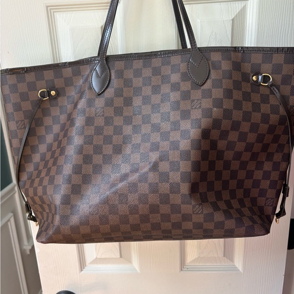 Louis Vuitton Brown Checkered Tote - Picture 1 of 8